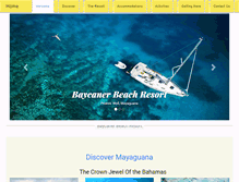 Tablet Screenshot of baycanerbeach.com